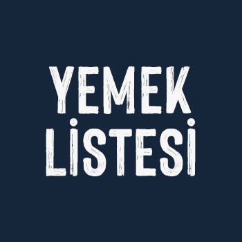 KASIM AYI YEMEK LİSTESİ